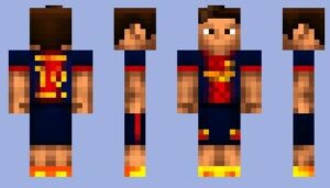 Lionel Messi - Skins para Minecraft - Micdoodle8