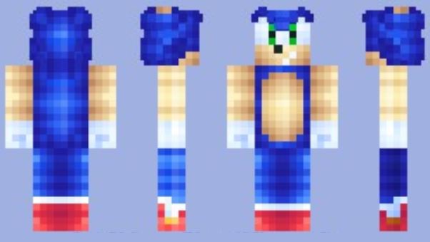 Steam the Hedgehog (Original Design) Minecraft Skin