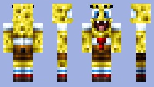 esponja  Minecraft Skins