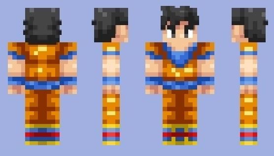 Goku Minecraft Skins Micdoodle8