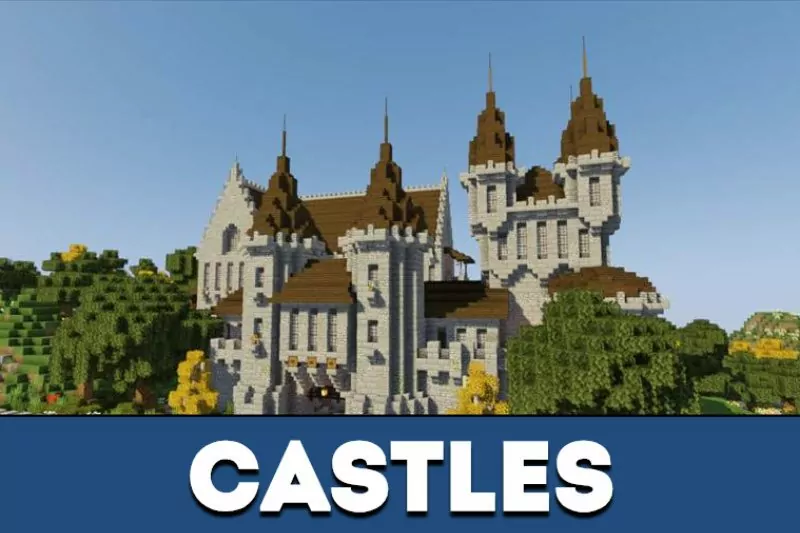 minecraft gold castle