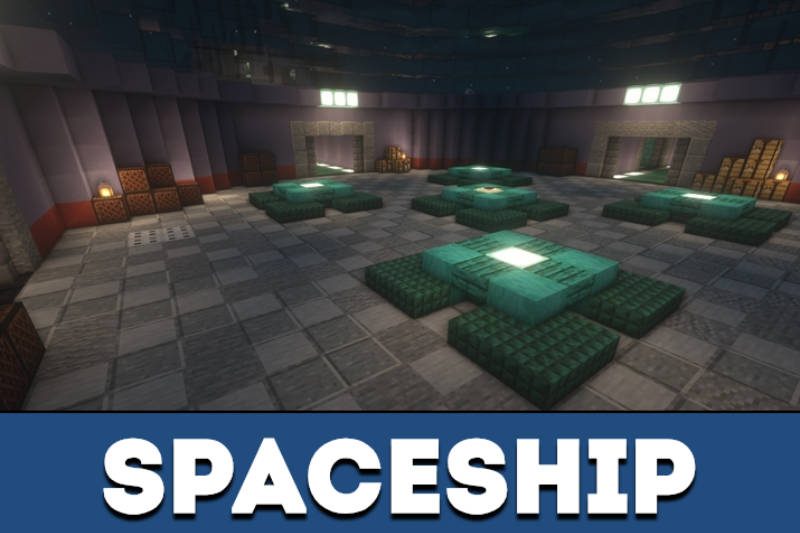 minecraft spaceship interior
