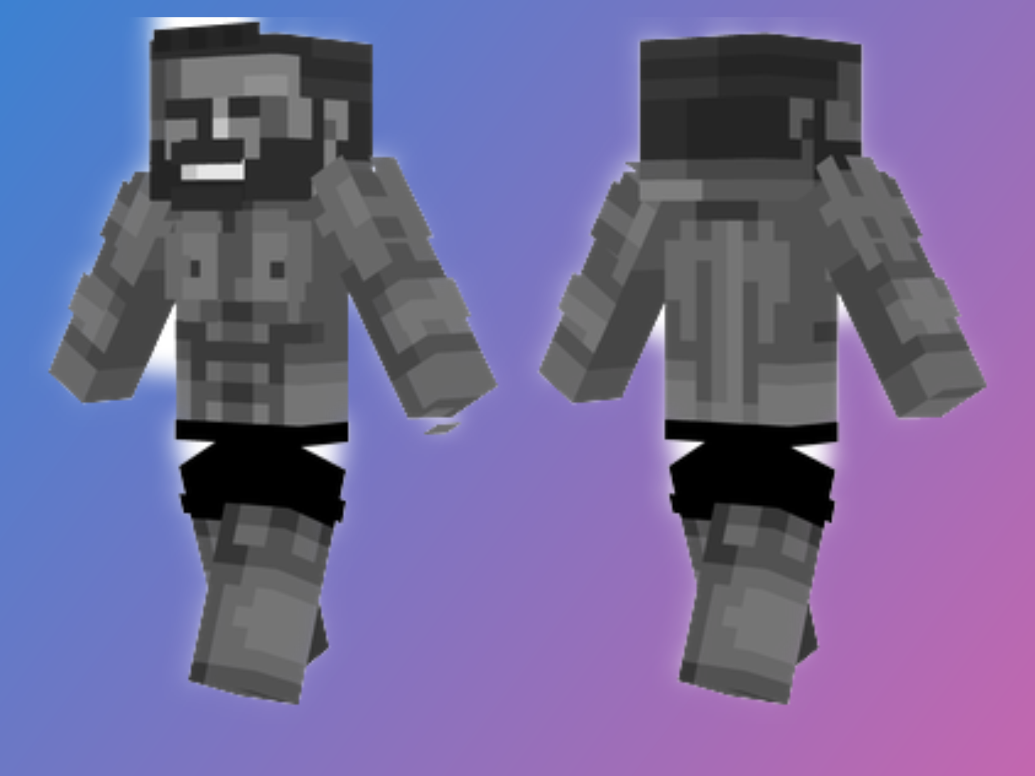 The Giga chad Golem Minecraft Mob Skin