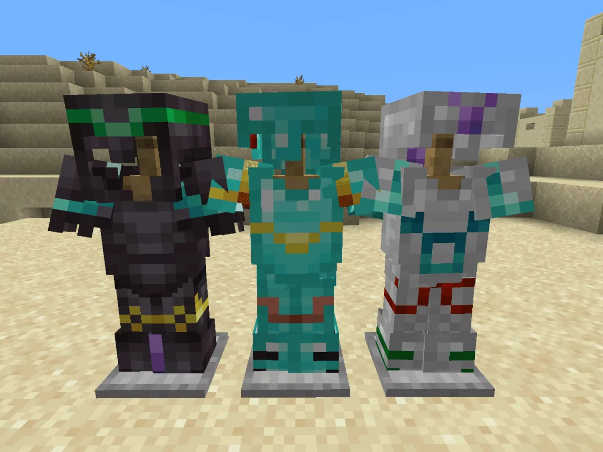Atualização 1.20 para o Minecraft vai adicionar acabamentos de armaduras personalizados