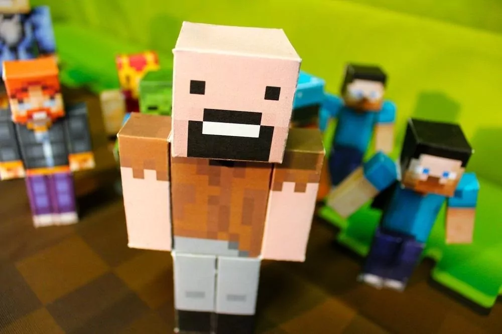 Papercraft Steve