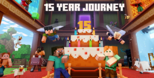 minecraft is 15 years old