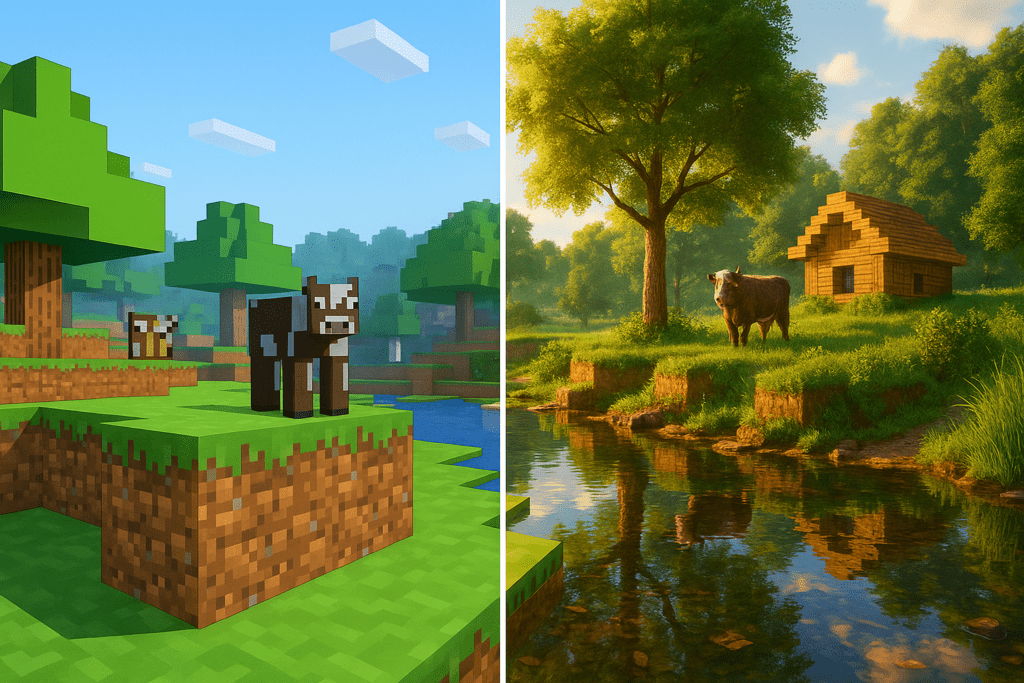 Realistic MC Graphics Modpack for Minecraft Enhances Visuals and Detail ...